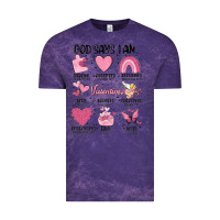 Cloud Purple funny valentines Vintage Tee - MaliasSmallBusiness