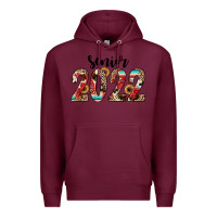 Burgundy senior 2022 western Premium Hoodie - JahusDesignShop