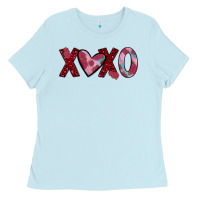 Baby Blue xoxo Ladies Tee - JahusDesignShop