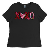Black xoxo Ladies Tee - JahusDesignShop