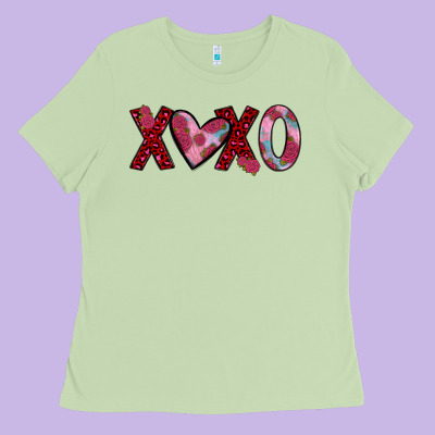 Xoxo Ladies Tee Designed By Jahusdesignshop