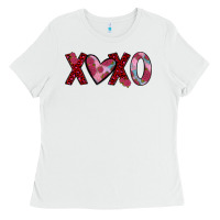 White xoxo Ladies Tee - JahusDesignShop