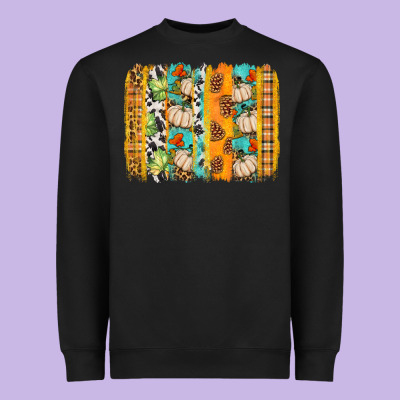 Fall Brushstroke Heavyweight Sweatshirt Designed By Bundleandbundleshop