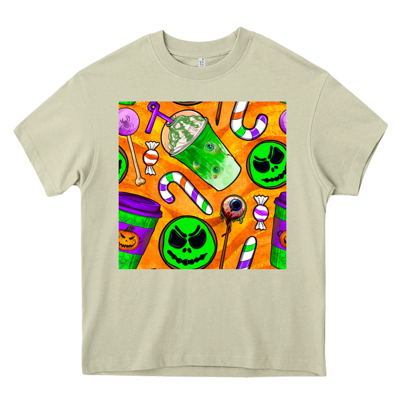 Halloween Snacks Seamless Pattern Heavy Core Tee by BundleAndBundleShop | Teevron