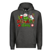 Charcoal Heather dietary claus Premium Hoodie - CowGirlArtShop