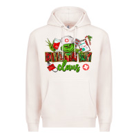 Pale Pink dietary claus Premium Hoodie - CowGirlArtShop