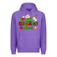 Purple dietary claus Premium Hoodie - CowGirlArtShop