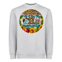Heather Grey i do it for the aha moments round earring Heavyweight Sweatshirt - BundleAndBundleShop