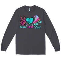Smoke peace love roller skate Long Sleeve Tee - BundleAndBundleShop