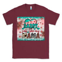 Burgundy sassy just like my mama Classic Tee - JahusDesignShop