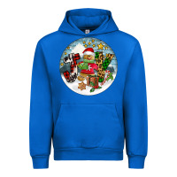 Cobalt Joy gingerbread Urban Hoodie - FaDigitalArtStudio