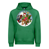 Emerald Joy gingerbread Urban Hoodie - FaDigitalArtStudio