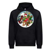 Foreset Green Joy gingerbread Urban Hoodie - FaDigitalArtStudio