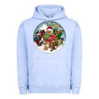 Pigment Grape Ice Joy gingerbread Urban Hoodie - FaDigitalArtStudio