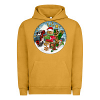 Pigment Peanut Butter Joy gingerbread Urban Hoodie - FaDigitalArtStudio