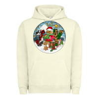 Pigment Pistachio Joy gingerbread Urban Hoodie - FaDigitalArtStudio