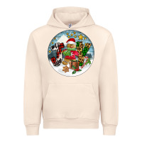 Sandshell Joy gingerbread Urban Hoodie - FaDigitalArtStudio