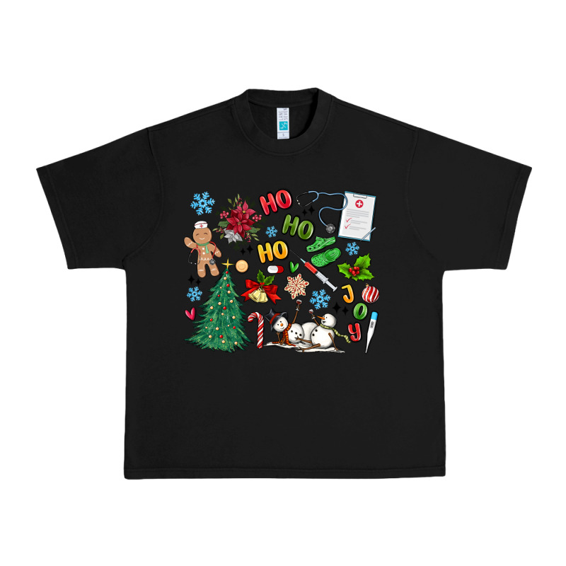 Nurse Christmas Urban Heavy Tee by MaliasSmallBusiness | Teevron