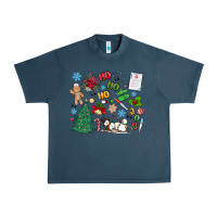 Midnight Navy nurse christmas Urban Heavy Tee - MaliasSmallBusiness
