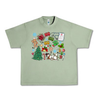 Oil Green nurse christmas Urban Heavy Tee - MaliasSmallBusiness
