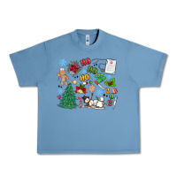 Pebble Blue nurse christmas Urban Heavy Tee - MaliasSmallBusiness