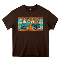 Chocolate Brown fall gnomes truck sippy cup Heavy Core Tee - Artiststas