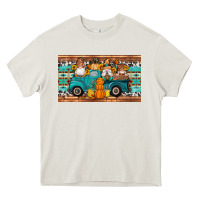 Cream fall gnomes truck sippy cup Heavy Core Tee - Artiststas