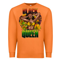 Carrot Black queen afro Premium Sweatshirt - HowdyJamesFarm
