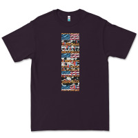 Plum usa flag and western patterns  penwraps Premium Tee - Artiststas