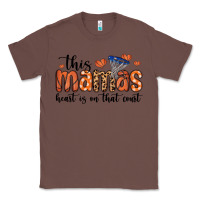 Chestnut this mamas heart is on that court Classic Tee - MaliasSmallBusiness