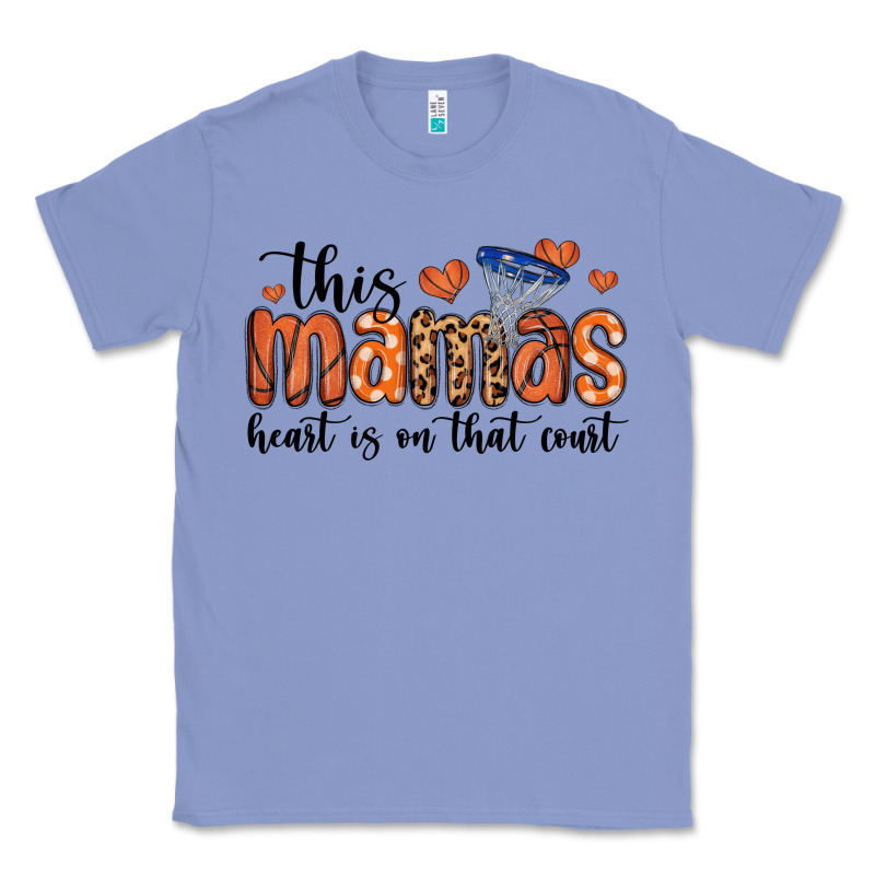 This Mamas Heart Is On That Court Classic Tee by MaliasSmallBusiness | Teevron