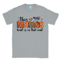 Heather Grey this mamas heart is on that court Classic Tee - MaliasSmallBusiness