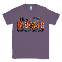 Lavender this mamas heart is on that court Classic Tee - MaliasSmallBusiness