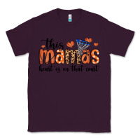 Plum this mamas heart is on that court Classic Tee - MaliasSmallBusiness