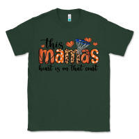 Sports Green this mamas heart is on that court Classic Tee - MaliasSmallBusiness