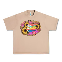 Burro books sunflower back to school background Urban Heavy Tee - AdoDesignShop
