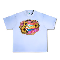Grape Ice books sunflower back to school background Urban Heavy Tee - AdoDesignShop