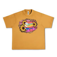 Peanut Butter books sunflower back to school background Urban Heavy Tee - AdoDesignShop