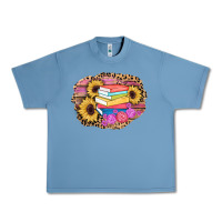Pebble Blue books sunflower back to school background Urban Heavy Tee - AdoDesignShop
