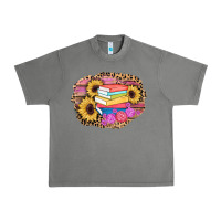 Tornado books sunflower back to school background Urban Heavy Tee - AdoDesignShop