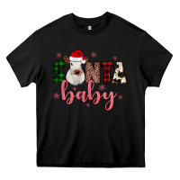 Black Santa baby Cow Heavy Core Tee - JahusDesignShop