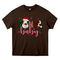 Chocolate Brown Santa baby Cow Heavy Core Tee - JahusDesignShop