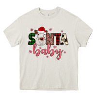 Cream Santa baby Cow Heavy Core Tee - JahusDesignShop