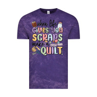 Cloud Purple when life gives you scraps make a quilt Vintage Tee - MaliasSmallBusiness