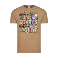 Vintage Coffee when life gives you scraps make a quilt Vintage Tee - MaliasSmallBusiness