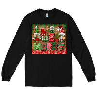 Black be merry tumbler Long Sleeve Tee - BundleAndBundleShop