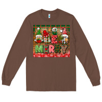 Chestnut be merry tumbler Long Sleeve Tee - BundleAndBundleShop
