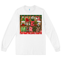 White be merry tumbler Long Sleeve Tee - BundleAndBundleShop