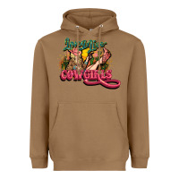 Toasted Coconut Long life Cowgirls Heavyweight Hoodie - HowdyJamesFarm