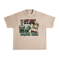 French Oak last night we let the liquor talk cowboy western c Urban Heavy Tee - NancyCooperArtShop